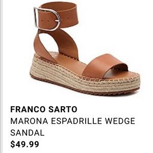 Franco Sarto wedge sandals